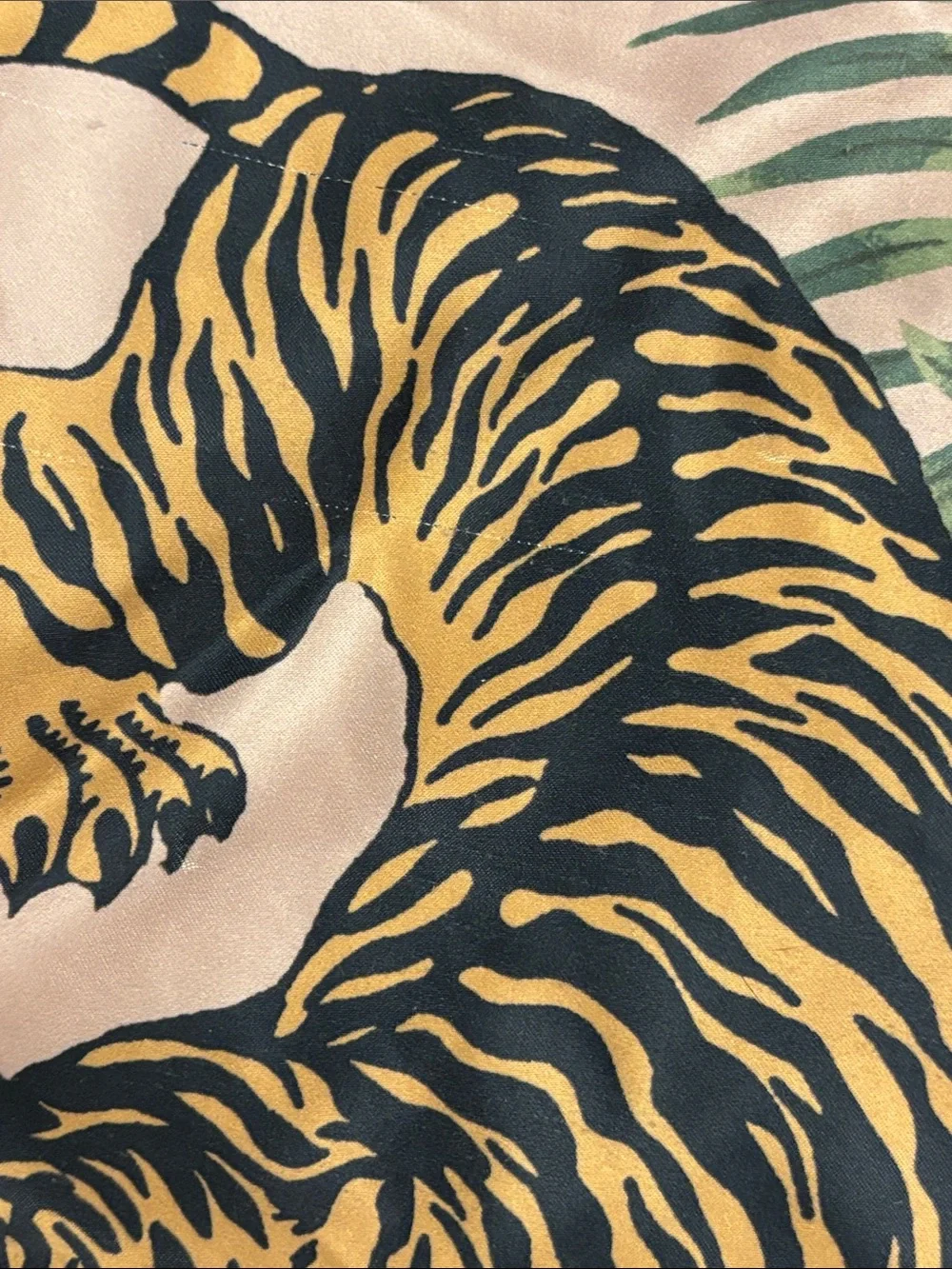 Z Gallerie Tigress Satin King Duvet Cover